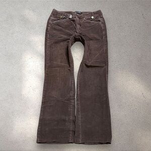 Y2K Jeanstar Mid Rise Chocolate Brown Boot Trouser Pants